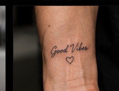 Tattoo photo example 10: Script lettering tattoo