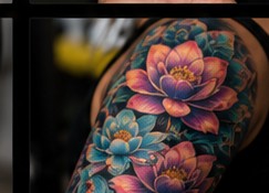 Tattoo photo example 15: Back piece tattoo